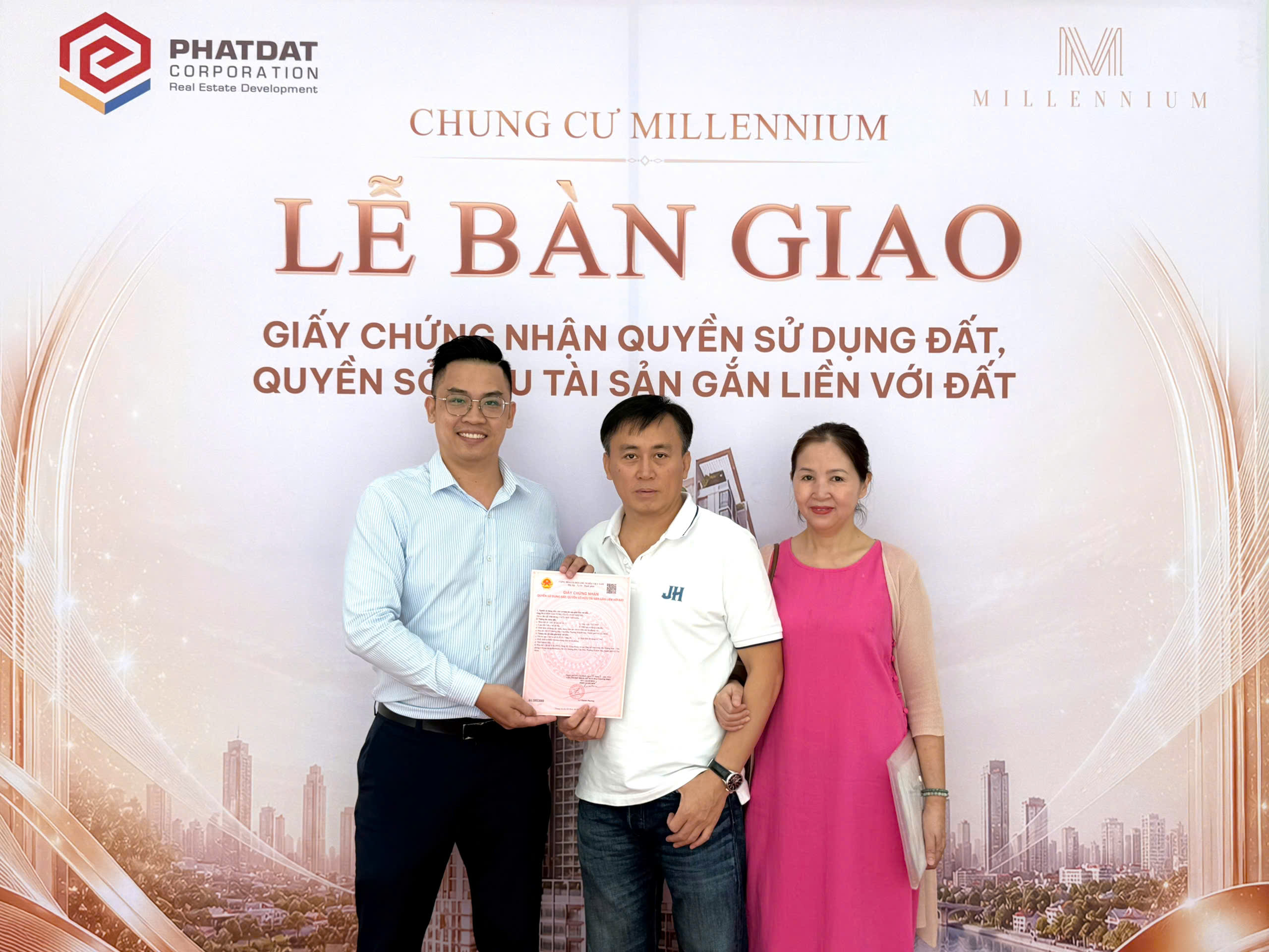 ban giao giay chung nhan millennium