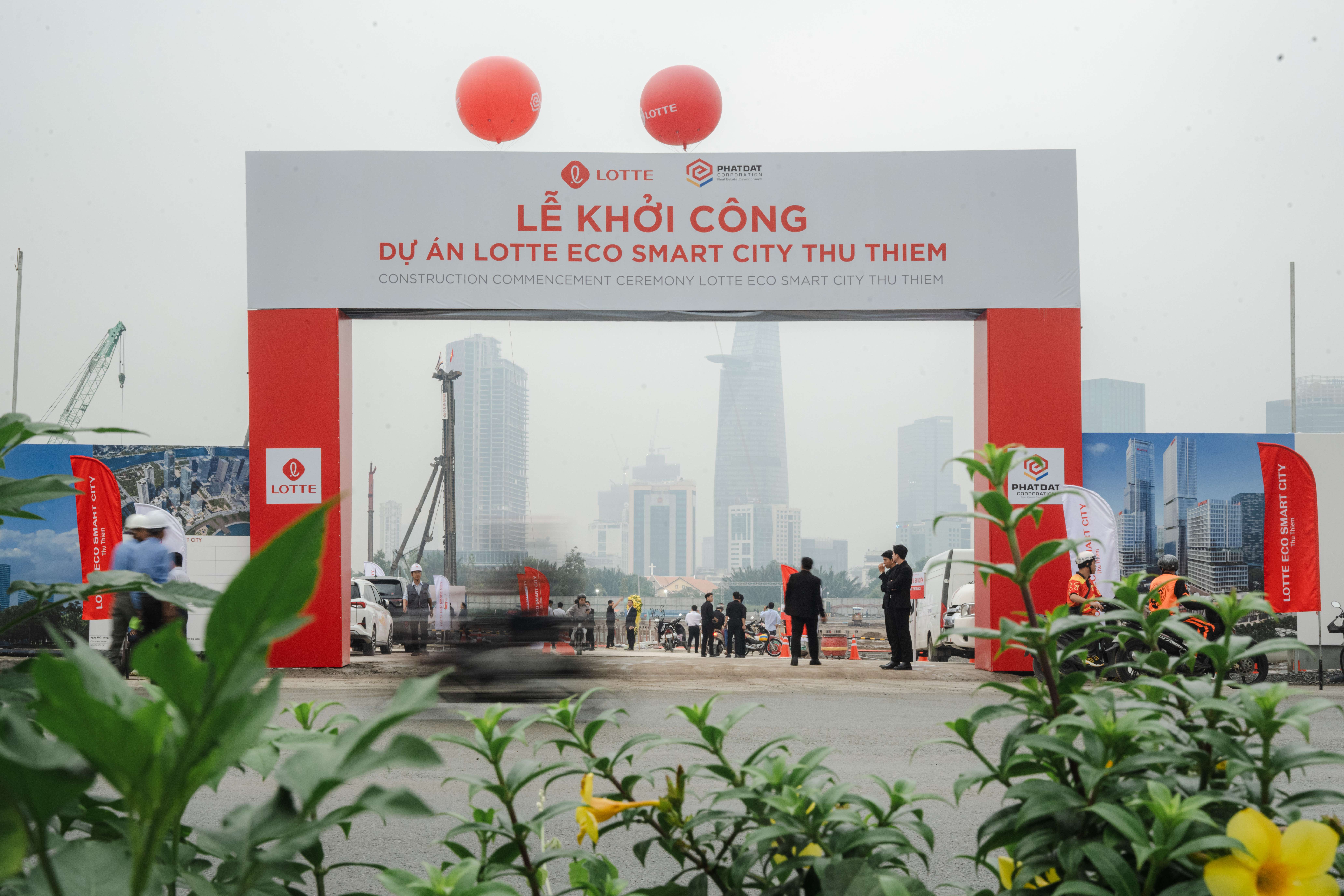 Lotte and Phat Dat Express Their Sincere Appreciation Following the Lotte Eco Smart City Thu Thiem Construction Commencement Ceremony