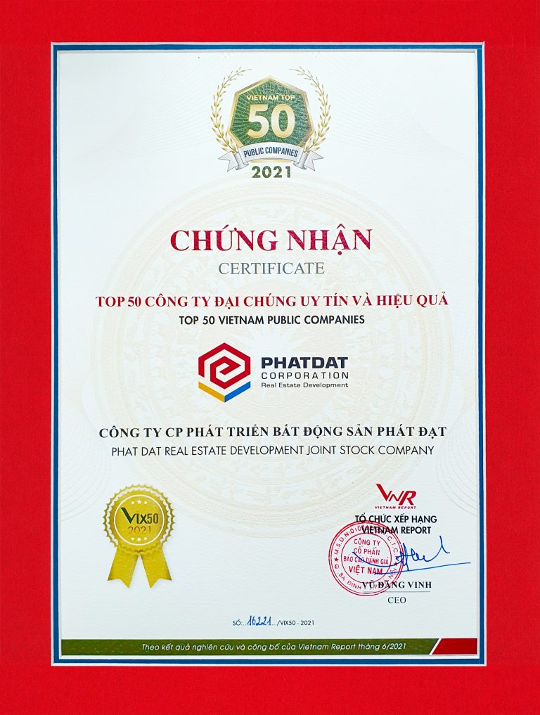 TOP 50 CÔNG TY ĐẠI CHÚNG UY TÍN VÀ HIỆU QUẢ NĂM 2021