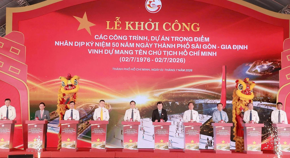 Ho Chi Minh City commences construction on a series of projects worth nearly 250,000 billion VND